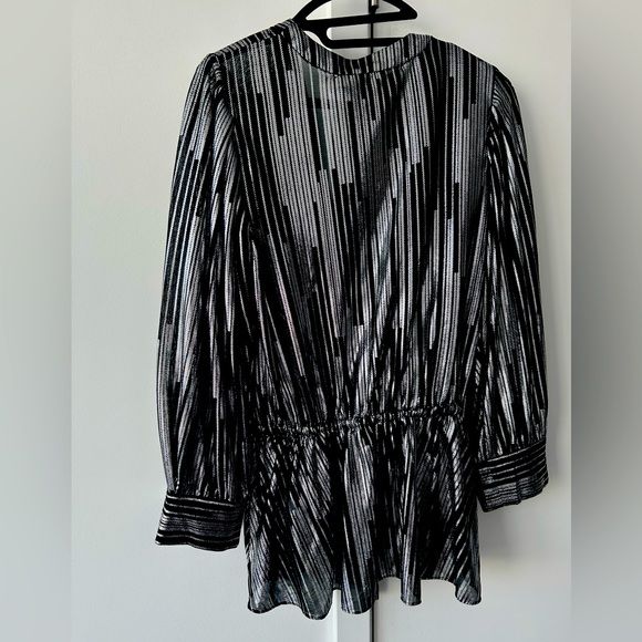 IRO black/silver Darla shirt - Picture 2 of 4